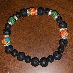 Lava bead bracelet
